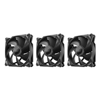 Antec Storm 120mm PWM FDB Fan 3 Pack, High Airflow 66.56 CFM, Air Pressure 2.7, Noise Level 25.8. Woven Cable, PMW Daisy Chain design, 3 Yrs Warranty