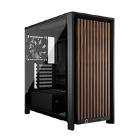 Corsair FRAME 4000D WOOD RS Modular Mid-Tower PC Case, Black & Walnut