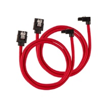 Corsair Premium Sleeved SATA 6Gbps 60cm  Connector Cable  Red