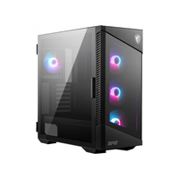 MSI MPG VELOX 100R Mid-Tower Case, Support  E-ATX / ATX / M-ATX / ITX,  2x 2.5', 2x 3.5', 7x Expansion Slots, 2x USB 3.2, 1x USB-C, 1x Audio 1x Mic