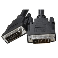 8Ware DVI-D Dual-Link Cable 1.5m - Male to Male 25-pin 28 AWG for PS4 PS3 Xbox 360 Monitor PC Computer Projector DVD