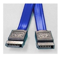 8ware SATA 3.0 Data Cable 0.5m / 50cm Male to Male Straight 180 to 180 Degree 26AWG Blue