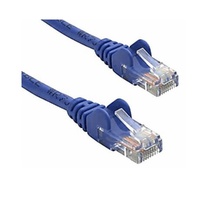 8ware CAT5e Cable 25cm / 0.25m - Blue Color Premium RJ45 Ethernet Network LAN UTP Patch Cord 26AWG CU Jacket