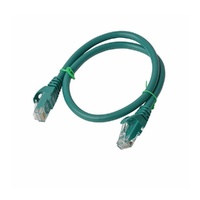 8Ware CAT6A Cable 0.5m (50cm) - Green Color RJ45 Ethernet Network LAN UTP Patch Cord Snagless