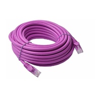 8Ware CAT6A Cable 10m - Purple Color RJ45 Ethernet Network LAN UTP Patch Cord Snagless