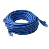 8Ware CAT6A Cable 15m - Blue Color RJ45 Ethernet Network LAN UTP Patch Cord Snagless