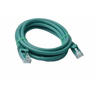 8Ware CAT6A Cable 1m - Green Color RJ45 Ethernet Network LAN UTP Patch Cord Snagless