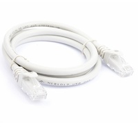 8Ware CAT6A Cable 1m - Grey Color RJ45 Ethernet Network LAN UTP Patch Cord Snagless