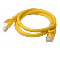 8Ware CAT6A Cable 1m - Yellow Color RJ45 Ethernet Network LAN UTP Patch Cord Snagless