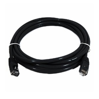 8Ware CAT6A Cable 2m - Black Color RJ45 Ethernet Network LAN UTP Patch Cord Snagless