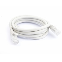 8Ware CAT6A Cable 2m - Grey Color RJ45 Ethernet Network LAN UTP Patch Cord Snagless