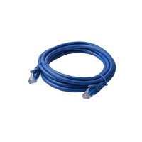 8Ware CAT6A Cable 3m - Blue Color RJ45 Ethernet Network LAN UTP Patch Cord Snagless