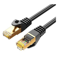 8Ware CAT7 Cable 1m - Black Color RJ45 Ethernet Network LAN UTP Patch Cord Snagless