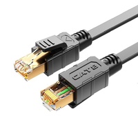 8Ware CAT8 Cable 0.5m (50cm) - Grey Color RJ45 Ethernet Network LAN UTP Patch Cord Snagless