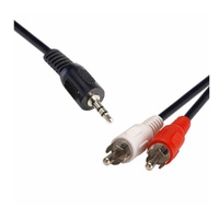 8Ware 3.5 Streo Plug to 2 x RCA Plug 2m