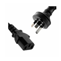 8Ware AU Power Cable 2m - Male Wall 240v PC to Female Power Socket 3pin to IEC 320-C13 for Notebook/AC Adapter