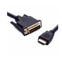 8ware 2m HDMI to DVI-D Adapter Converter Cable - Male to Male 30AWG Gold Plated PVC Jacket for PS4 PS3 Xbox 360 Monitor PC Computer Projector DVD