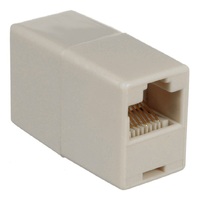 8Ware RJ45 in Line Coupler - Network Keystone Jack Socket suitable for CAT5e and CAT6 Ethernet cables