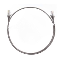 8ware CAT6 Ultra Thin Slim Cable 10m - Grey Color Premium RJ45 Ethernet Network LAN UTP Patch Cord 26AWG for Data