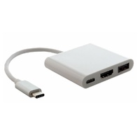 Astrotek USB 3.1 Type-C USB-C to USB-C HDMI USB-A  Hub Adapter Converter Cable Male to Female 4K 30Hz for Apple MacBook Chromebook Pixel