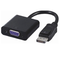 Astrotek DisplayPort DP to VGA Adapter Converter Cable 20cm Male to Female for Desktop Computer Laptop PC Monitor Projector HDTV Chromebook Xbox