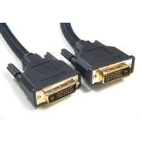 Astrotek DVI-D Cable 5m - 24+1 pins Male to Male Dual Link 30AWG OD8.6mm Gold Plated RoHS