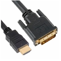 Astrotek 2m HDMI to DVI-D Adapter Converter Cable - Male to Male 30AWG Gold Plated PVC Jacket for PS4 PS3 Xbox 360 Monitor PC Computer Projector DVD