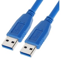 Astrotek USB 3.0 Cable 2m - Type A Male to Type A Male Blue Colour