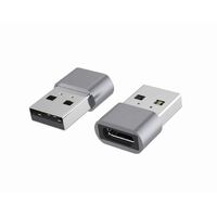 AstrotekUSB Type C Female to USB 2.0 Male OTG Adapter 480Mhz For Laptop, Wall Chargers,Phone Sliver