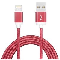 Astrotek 1m USB Lightning Data Sync Charger Red Color Cable for iPhone 7S 7 Plus 6S 6 Plus 5 5S iPad Air Mini iPod