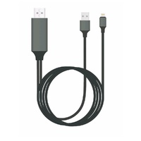 8Ware Generic Plug & Play Lightning to HDMI 2m Cable for iPhone & iPad