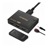 Simplecom CM303 Ultra HD 3 Way HDMI Switch 3 IN 1 OUT Splitter 4K@60Hz