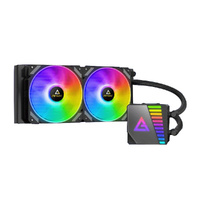 Antec SYMPHONY 240mm ARGB Advanced Liquid CPU Cooler, PWM LED Fan, PTFE Tubing, LGA 115x, 1200, 2011-v3, 2066, AM4, AM5 FMx, TR4, 3 Yrs Warranty