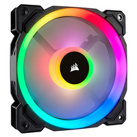 Corsair Light Loop Series, LL120 RGB, 120mm Dual Light Loop RGB LED PWM Fan, Single Pack