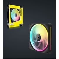 Corsair iCUE LINK LX140 RGB 140mm PWM Single Fan Expansion FAN SIZE 140mm x 25mm LED Color RGB FIVE-YEAR WARRANTY