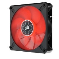Corsair ML ELITE Series, ML120 LED ELITE, 120mm Magnetic Levitation Red LED Fan with AirGuide, Single Pack (LS)