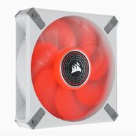 Corsair ML ELITE Series, ML120 LED ELITE WHITE, 120mm Magnetic Levitation Red LED Fan with AirGuide, Single Pack