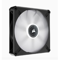 Corsair ML ELITE Series, ML140 LED ELITE, 140mm Magnetic Levitation White LED Fan with AirGuide, Single Pack(LS)