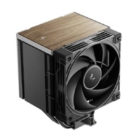 DeepCool AK500 G2 Wood Grain Top Cover CPU Cooler, 5 Heat Pipes, 4-pin PWM, Intel LGA1851/1700/1200/115x, AMD AM5/AM4