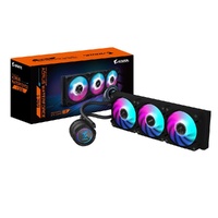 Gigabyte AORUS WATERFORCE II 360 LCD display AIO liquid cooler, Intel 2066, 2011,1366,115x,1700, AMD TR4, AM5, AM4, sTRX4