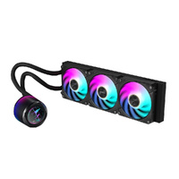 Gigabyte AORUS WATERFORCE X II 360 ICE LCD display AIO liquid cooler, Intel 2066, 2011,1366,115x,1700, AMD TR4, AM5, AM4, sTRX4