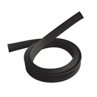 Brateck Braided Cable Sock (20mm/0.79' Width)  Material Polyester Dimensions1000x20mm -- Black