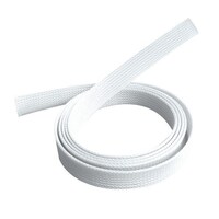 Brateck Braided Cable Sock (20mm/0.79' Width)  Material Polyester Dimensions1000x20mm -- White