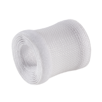 Brateck Flexible Cable Wrap Sleeve with Hook and Loop Fastener (135mm/5.3' Width) Material Polyester Dimensions 1000x135mm --White