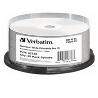 Verbatim Blu-Ray BD-R 25pk 25GB, 6x, Spindle