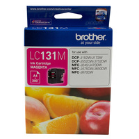Brother LC-131M Megenta Ink Cartridge - to suit DCP-J152W/J172W/J552DW/J752DW/MFC-J245/J470DW/J475DW/J650DW/J870DW - up to 300 pages
