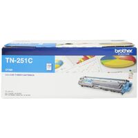 Brother TN-251C Colour Laser Toner- Cyan, HL-3150CDN/3170CDW/MFC-9140CDN/9330CDW/9335CDW/9340CDW /DCP-9015CDW(1,400 Pages)