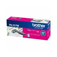 Brother TN-257M Magenta High Yield Toner Cartridge to Suit -  HL-3230CDW/3270CDW/DCP-L3015CDW/MFC-L3745CDW/L3750CDW/L3770CDW (2,300 Pages)