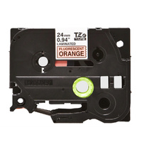 Brother 24MM Fluoro Organge TZ