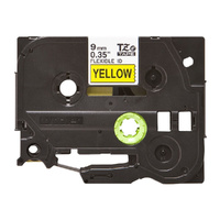 Brother TZE-FX621 - 9MM BLACK ON YELLOW FLEXIBLE TZ TAPE